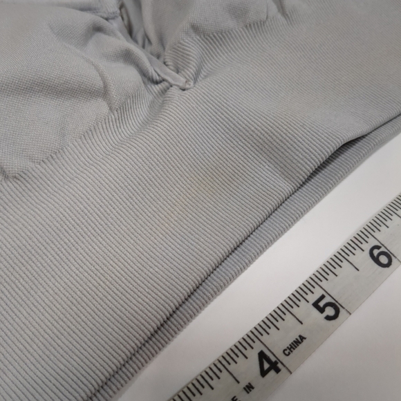 Aerie Women's Ribbed Sports Bra Gray , Size L - Picture 5 of 6